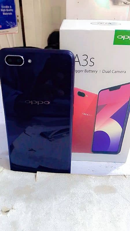 oppo a3s 10/ 10 condition all parts orngenell no open no repair 2/16 6