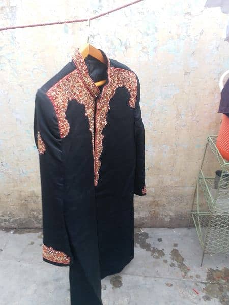 Black SHERWANI large Size. 2