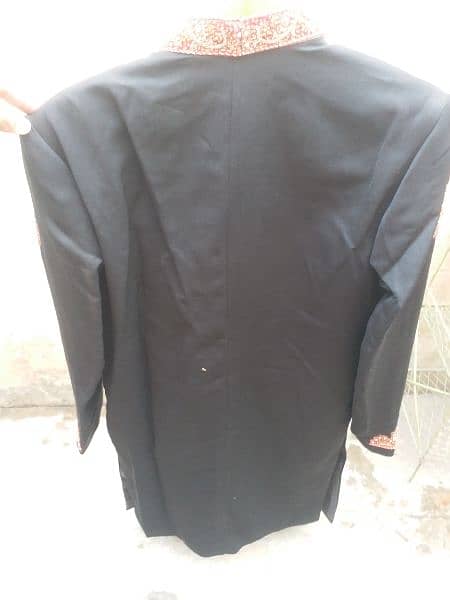 Black SHERWANI large Size. 3