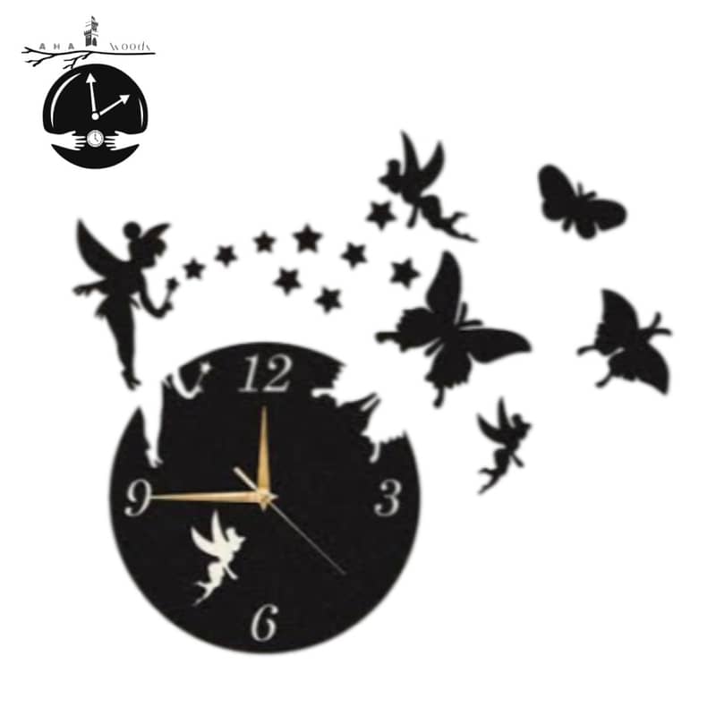 Fairy Clock For Decorate Your Wall 1