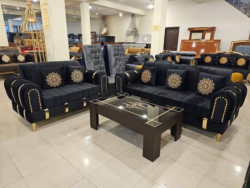 six seater sofa,seven seater sofa,L shape sofa,Lahore sofa's new sofa 6