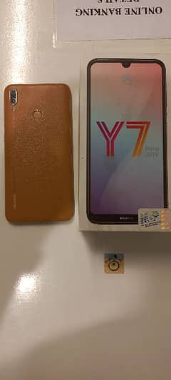 Y7 prime with Box 3/64gb 0