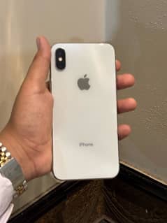 iPhone X  pta approved 64 gb white colour