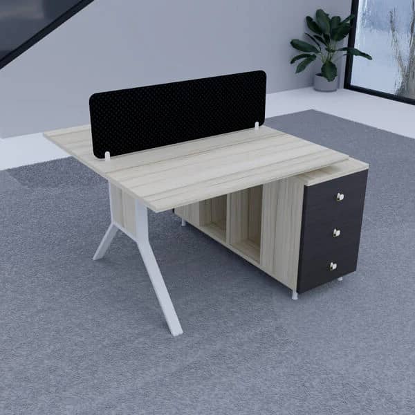 Get your office setup just right with the Office Workstation Desk. Wh 1