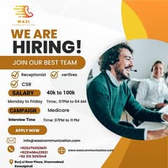 Call Center Verifiers & CSR Required | Jobs