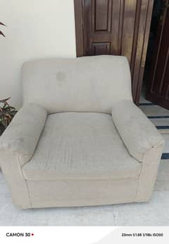 4 seater Sofa set /2+1+1  / Wooden Sofa set/ Molty foam