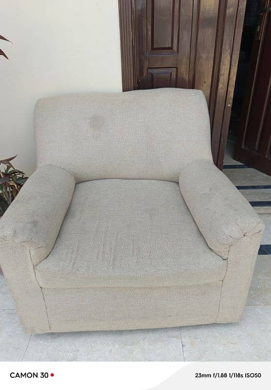 4 seater Sofa set /2+1+1  / Wooden Sofa set/ Molty foam 0