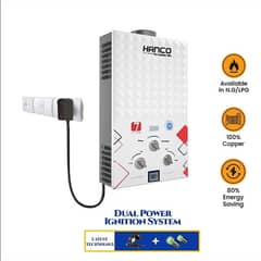 Hanco branded 7 litre instant geyser water heater