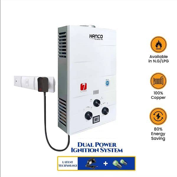 Hanco branded 7 litre instant geyser water heater 3