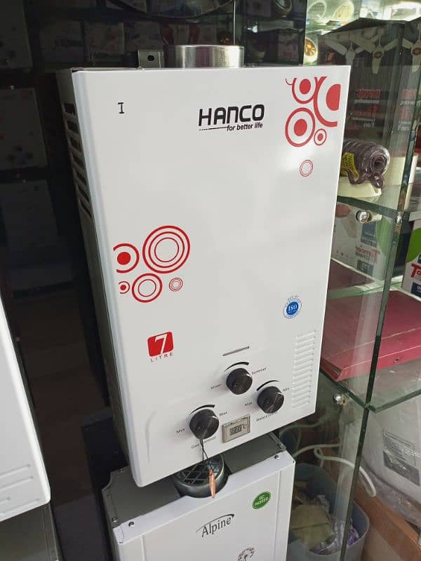 Hanco branded 7 litre instant geyser water heater 7