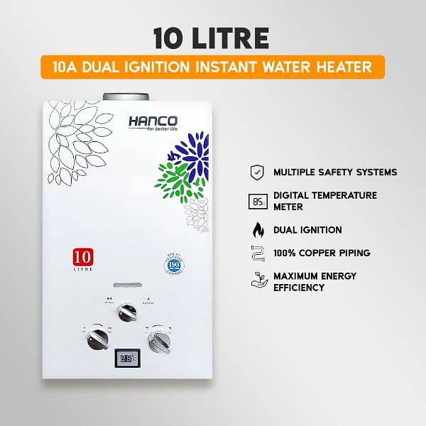 Hanco branded 7 litre instant geyser water heater 9