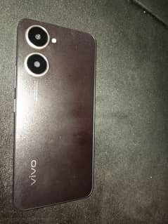 vivo y03 4.64 metallic black one month used mobile n charger