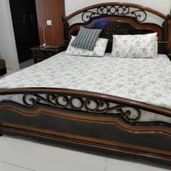 Fully Wood Bedset with dressing table.