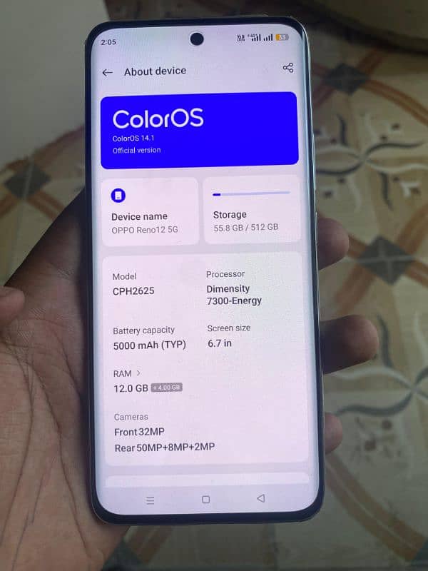 oppo Reno 12 5g 512 gb 1