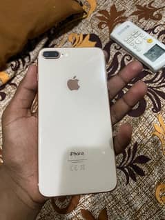 I phone 8 plus golden 256 gb 10/9