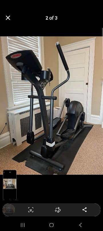 Life Fitness elliptical cross trainer Exercise machine magnetic cycle 2