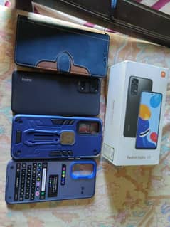 redmi note 11 4/128 good condition with box and charger 0