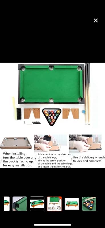 Mini Snooker for kids 1