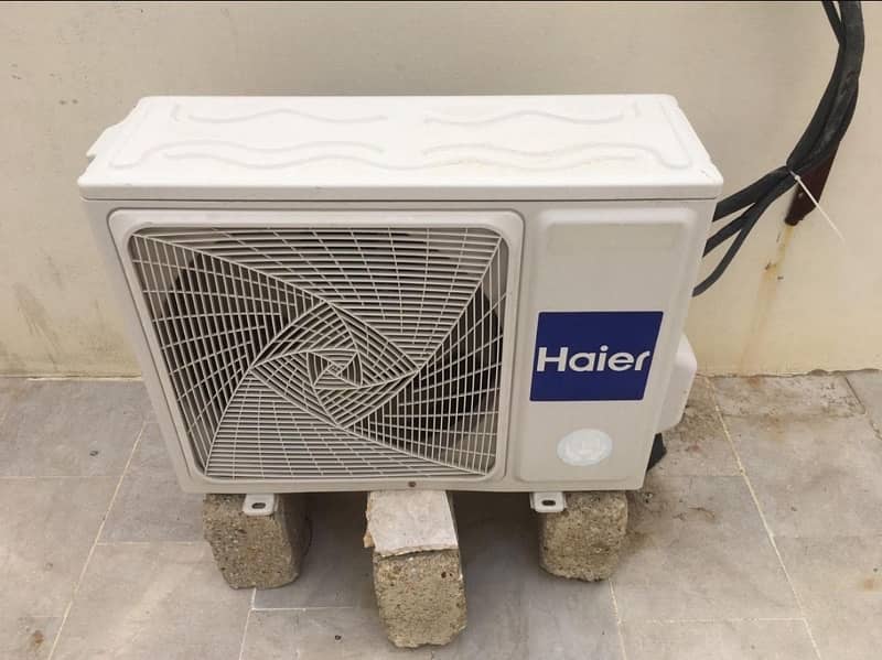 Haier 1 TON Inverter Split AC Slightly Used 1