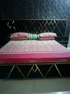 King size Bed with 2 Side tables