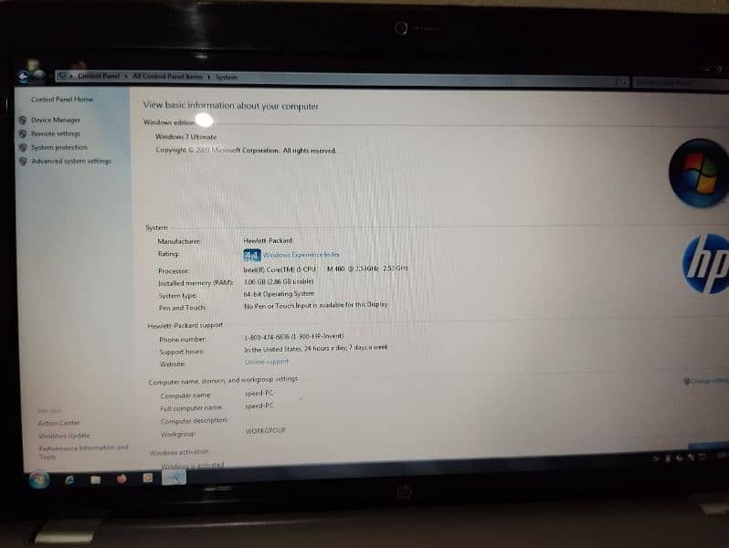 Hp core i5 /1st gernaction 3