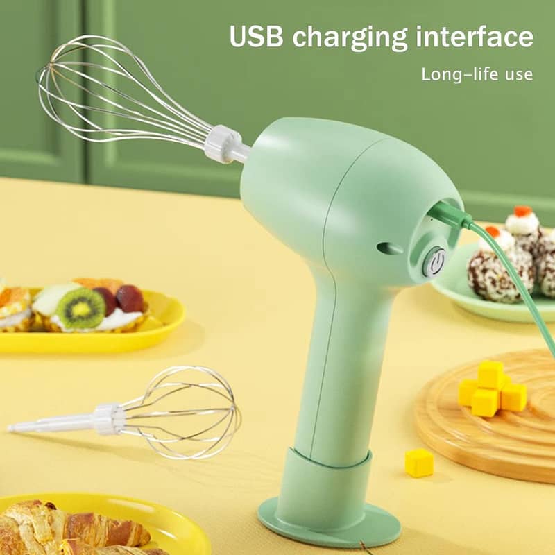 Wireless Electric Egg Beater 6