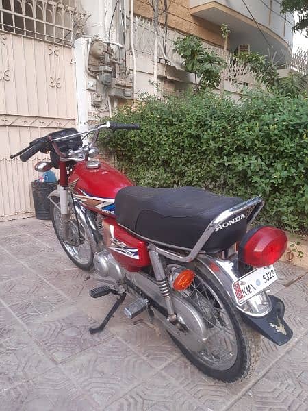 Honda 125 Brand new condition Karachi number 4