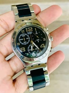 Swatch Swiss Made Chronograph Original Watch 41mm Dial Size