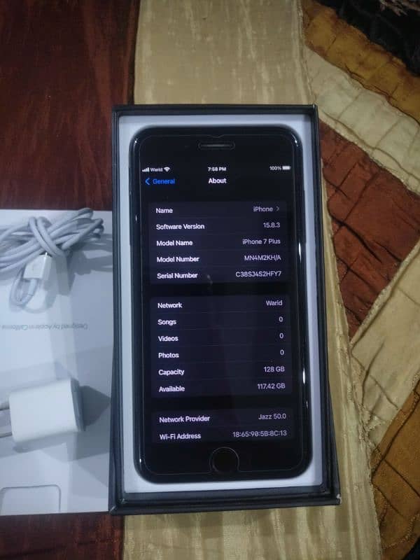 iphone 7 plus 128gb PTA approved All ok 3