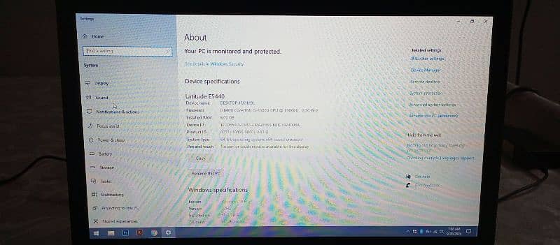 Dell Latitude E5440 core i5 4th gen 6