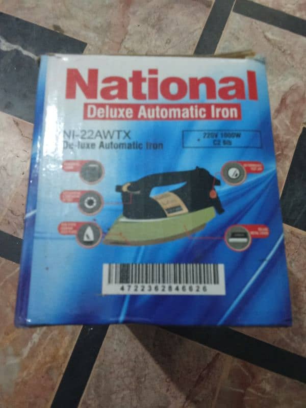 I want to sell iron. National iron or istri. Best for clothes istry. 2