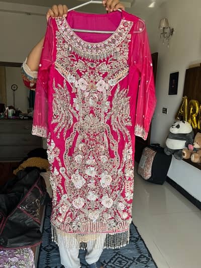 fancy shirt and dupatta