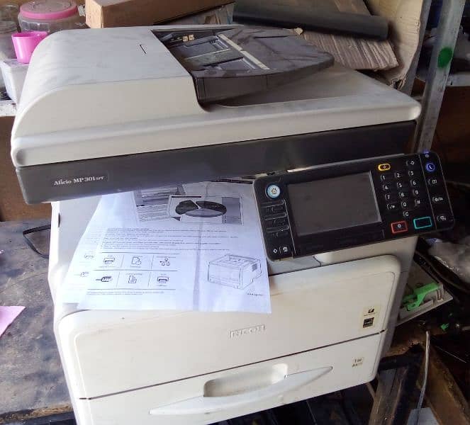 RICOH MP301 ; PHOTOCOPIER ; PRINTER ; SCANNER ALL IN ONE FOR SALE 1