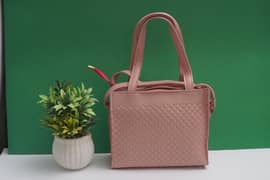 Women's PU Leather Textured Hand Bag