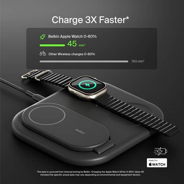 Belkin Boost Pro 3-in-1 Wireless Charger With MagSafe 15W. 13