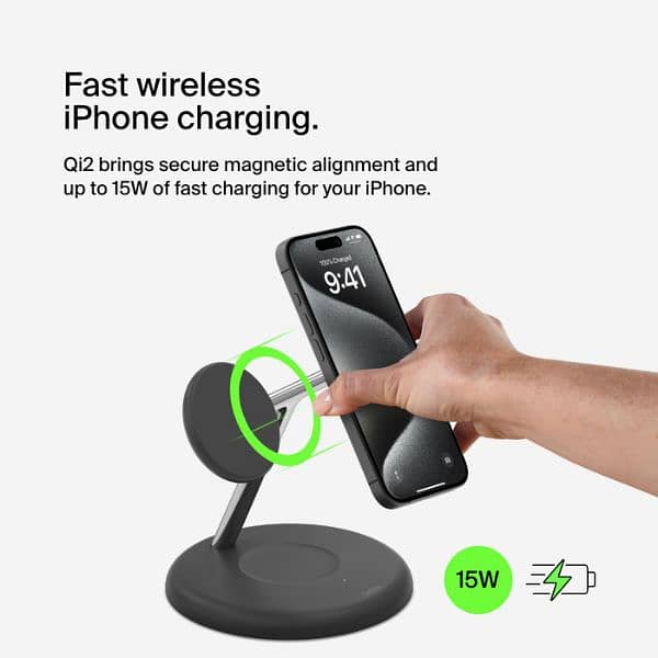 Belkin Boost Pro 3-in-1 Wireless Charger With MagSafe 15W. 17