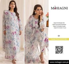 Mohagni 3 Pc Unstitched Khaddar Suit