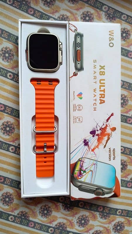 X8 ultra smart watch with box. . 1