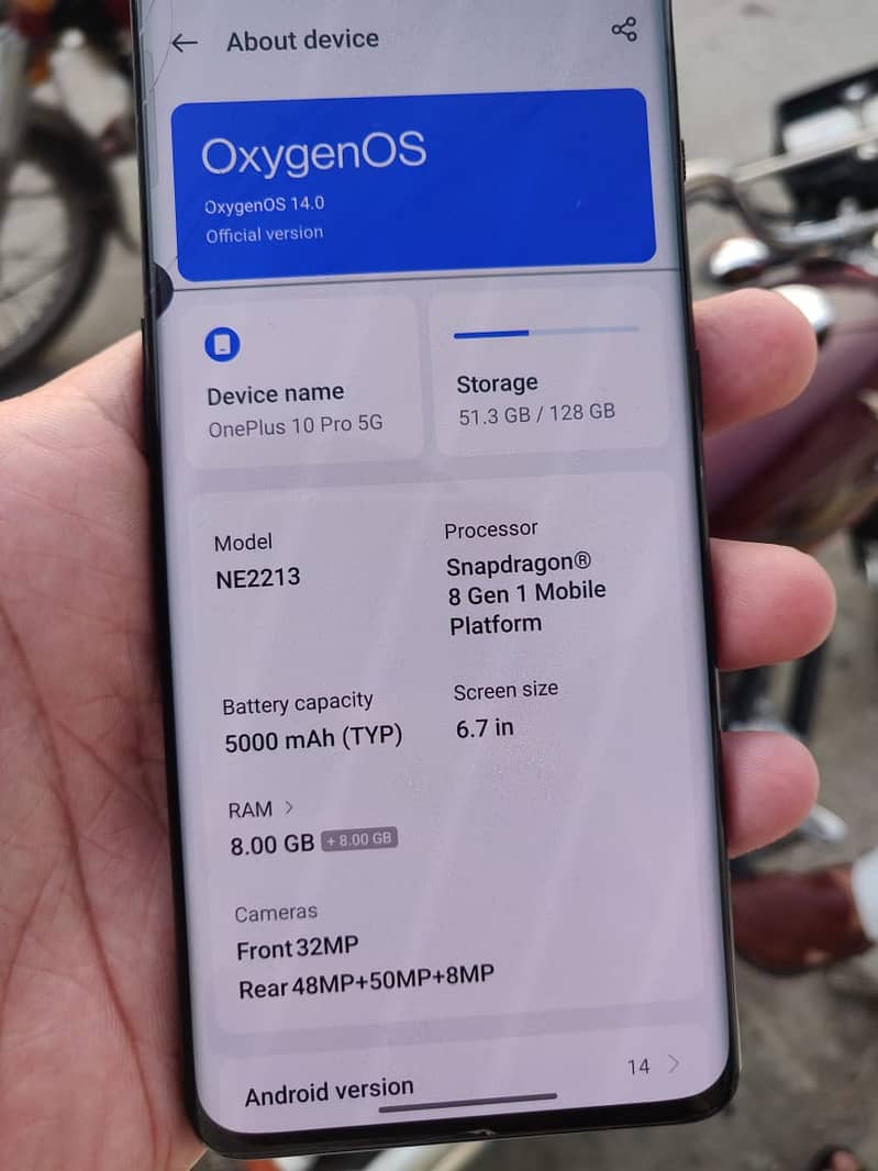 OnePlus 10 pro 5g 8/128 7