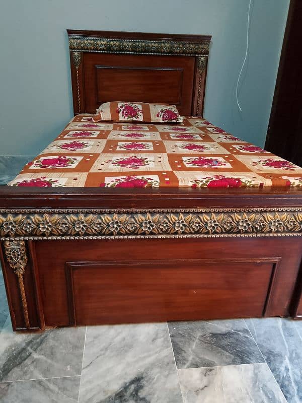 Single bed with mattress 1