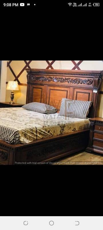 Bed set/chInioti bed set/Side Table/Wooden Bed/Furniture 11