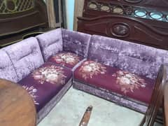 L shape sofa on throw away price