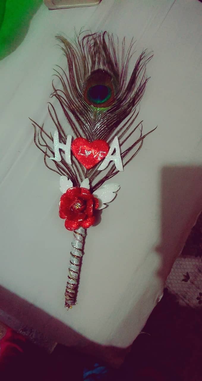 Decorated Hand Made Nikah Pen with Name 3