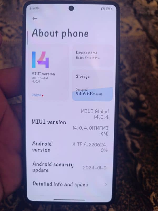 Xiaomi redmi note 13 pro 8.256 6