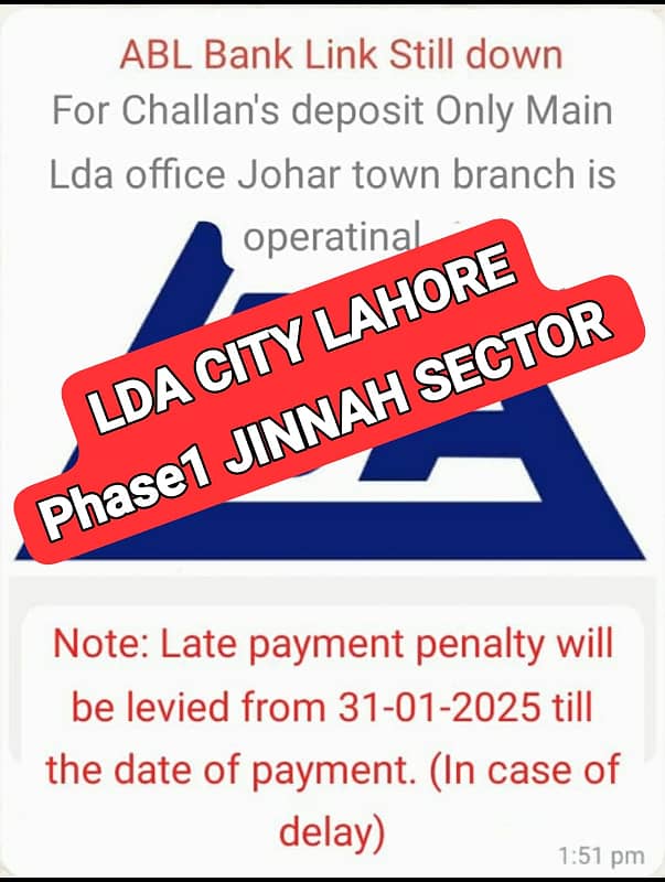 PRIME LOCTION ALL DUES CLEAR N BLACK LDA CITY LAHORE PHASE 1 JINNAH SECTOR 0