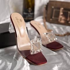 Women's Rexine fancy block heels