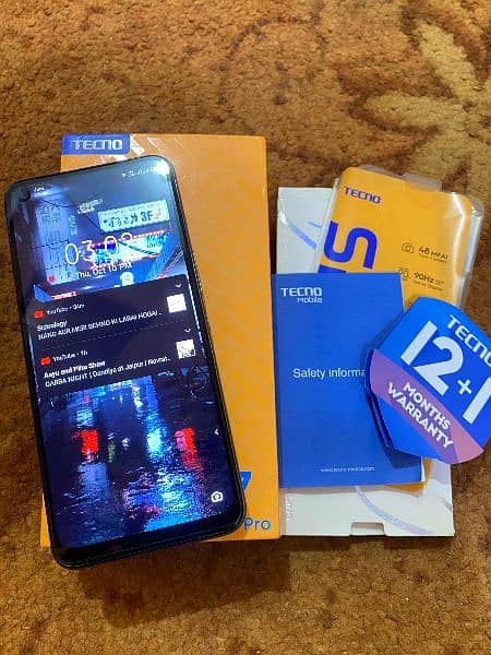 Tecno spark 7pro 4/64 with box seal pack & warranty card 4