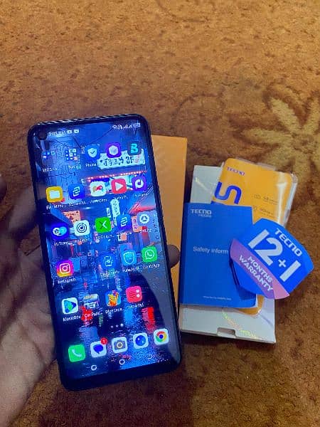 Tecno spark 7pro 4/64 with box seal pack & warranty card 6