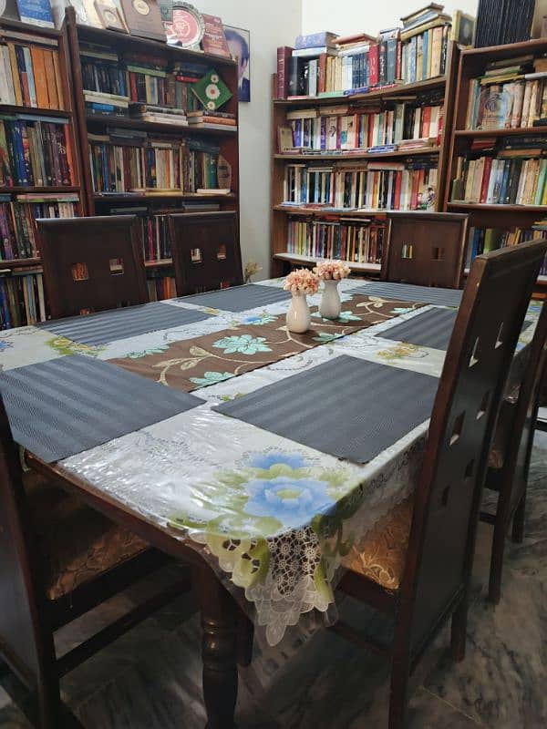 dining table with six chairs 1