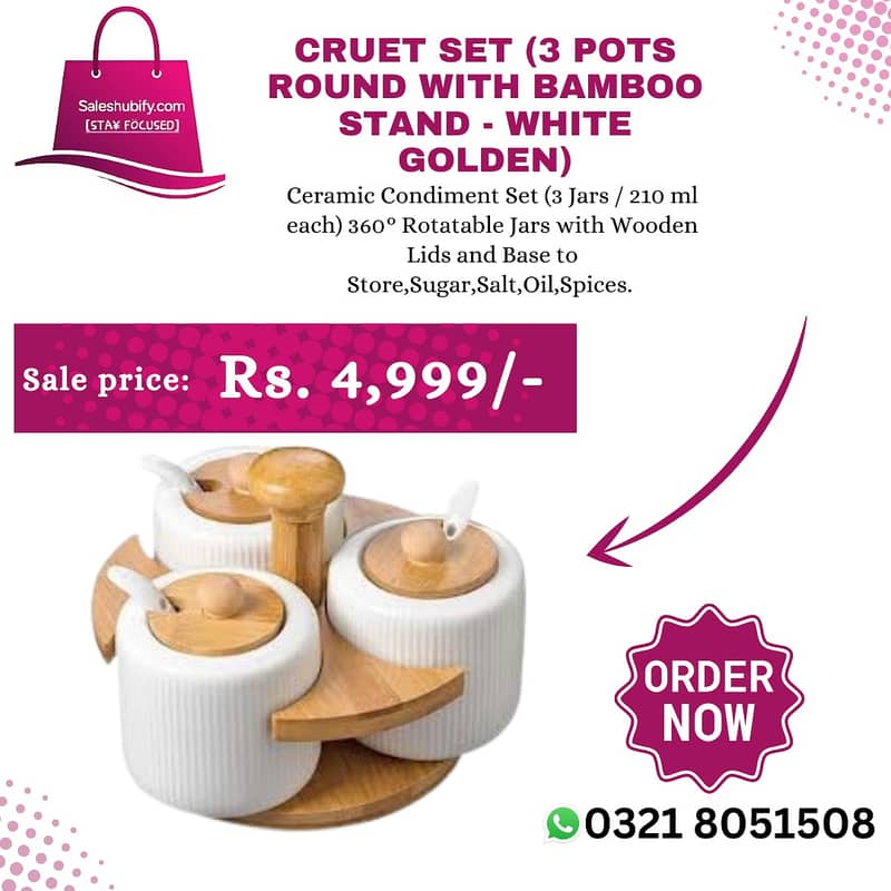 HotPot | Egg poacher| JAR SET| Bread Box set  | House Hold Items . 8